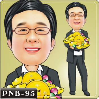 男生人像Q版漫畫PNB-95